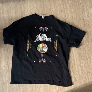 Gildan Black Cotton T-Shirt